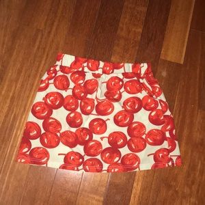 Cherry print skirt
